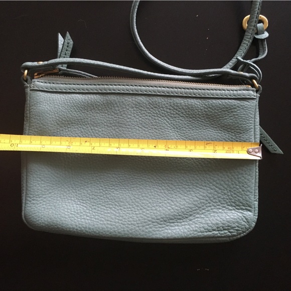 Fossil aqua real leather crossbody/shoulder bag - Picture 9 of 12